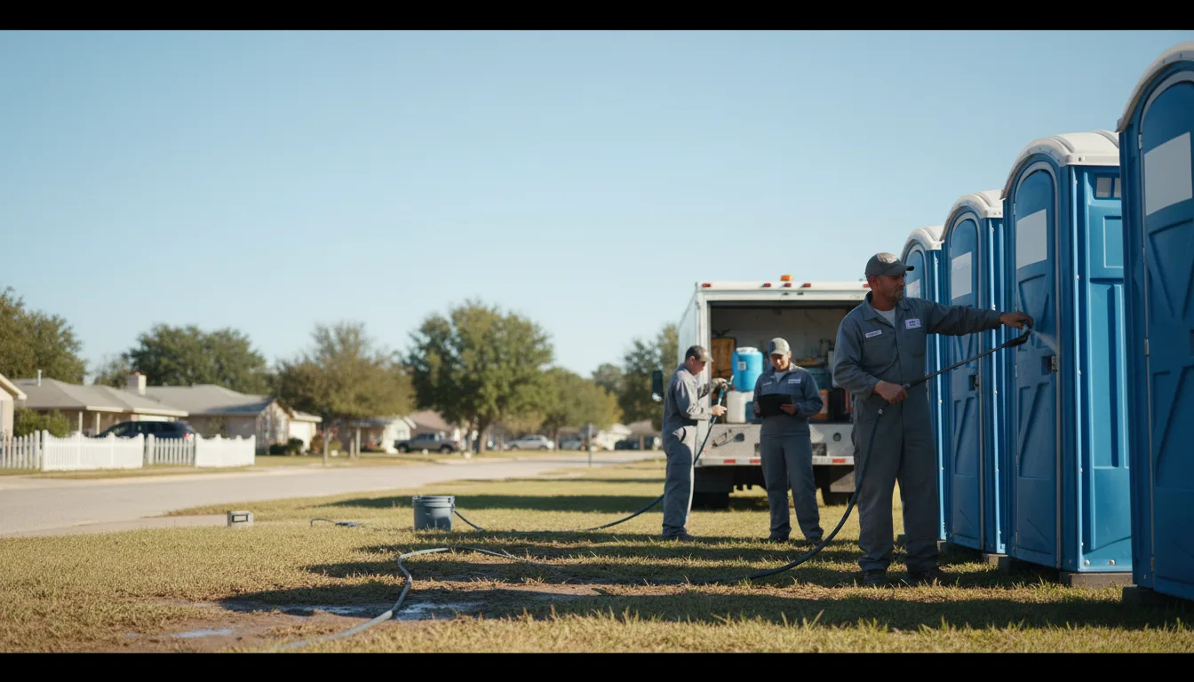 Long-Term Portable Toilet Rental in Pflugerville, TX near me